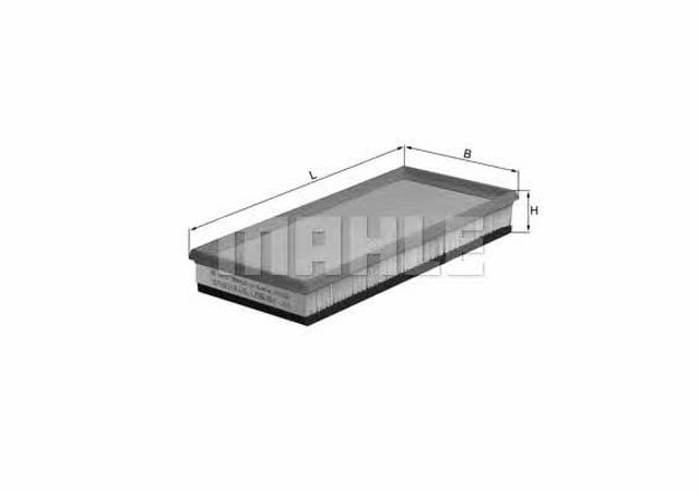 Filtro de ar LX596 MAHLE