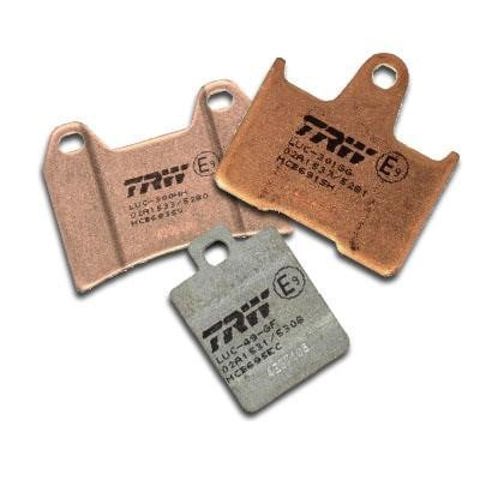Sapatas do freio traseiras de disco MCB634 TRW