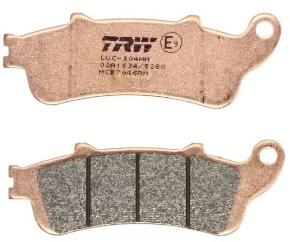 Sapatas do freio traseiras de disco MCB704SRM TRW