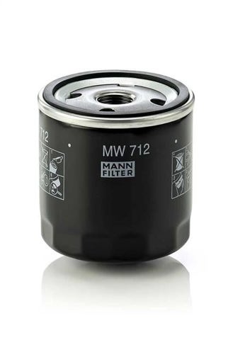 Filtro de óleo MW712 MANN