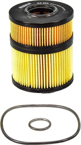 Filtro de óleo OX563D MAHLE