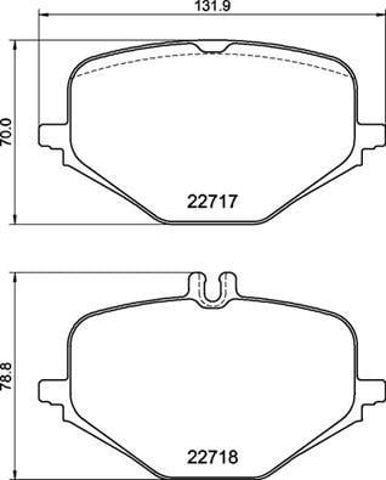Sapatas do freio traseiras de disco P50167 BREMBO