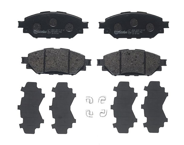 Sapatas do freio dianteiras de disco P83167 BREMBO