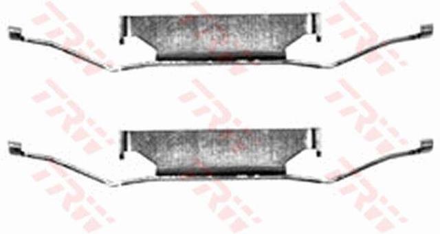 Kit de molas de fixação de sapatas de disco dianteiras para BMW 3 E30