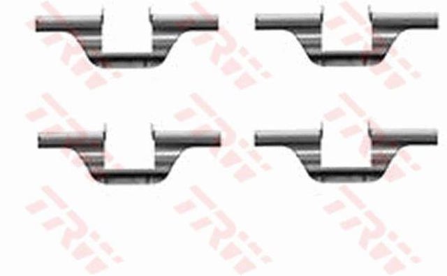 Kit de molas de fixação de sapatas de disco traseiras PFK320 TRW