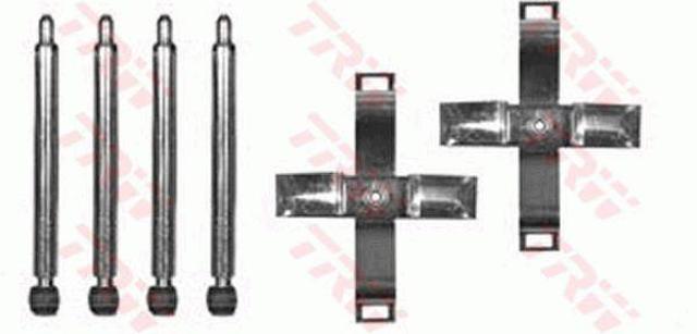 Kit de reparação dos freios traseiros PFK387 TRW