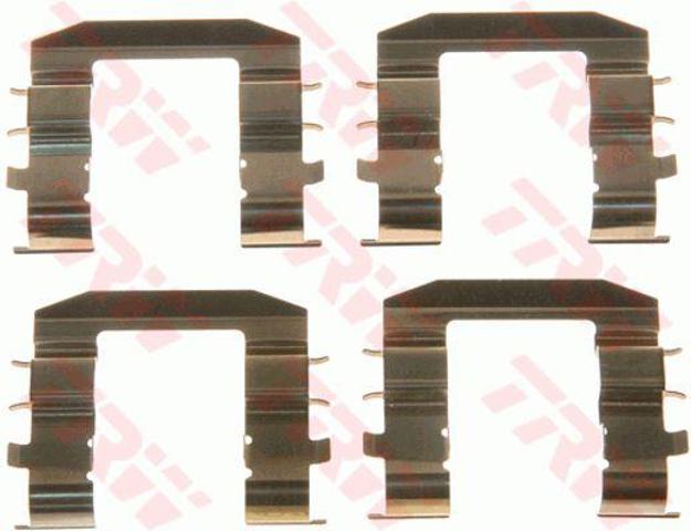 Kit de molas de fixação de sapatas de disco dianteiras PFK558 TRW