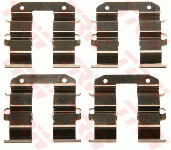 Kit de molas de fixação de sapatas de disco traseiras PFK576 TRW