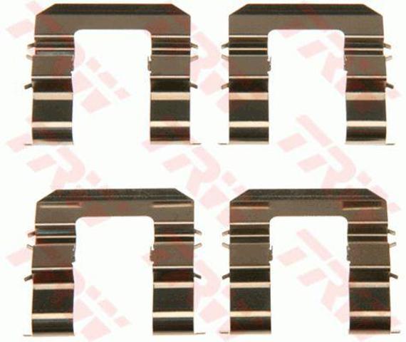 Kit de molas de fixação de sapatas de disco dianteiras PFK577 TRW