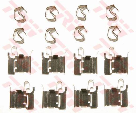 Kit de molas de fixação de sapatas de disco dianteiras PFK587 TRW