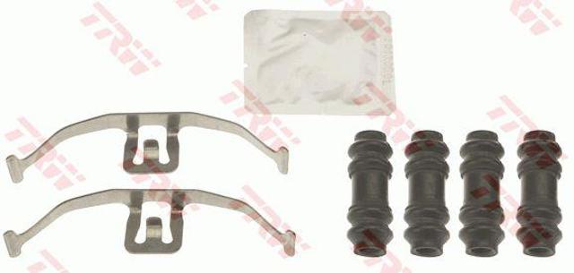 Kit de molas de fixação de sapatas de disco dianteiras PFK677 TRW