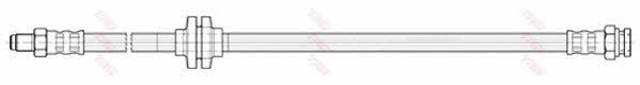 Mangueira do freio traseira PHB224 TRW