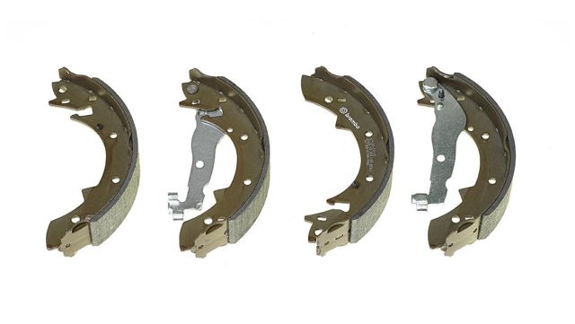 Sapatas do freio traseiras de tambor S06504 BREMBO