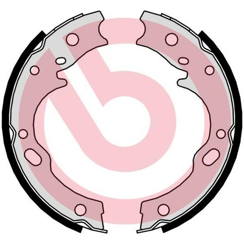 Sapatas do freio de estacionamento S34509 BREMBO