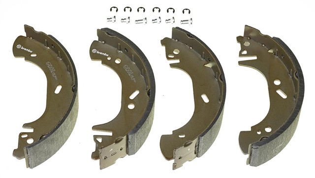 Sapatas do freio traseiras de tambor S59518 BREMBO