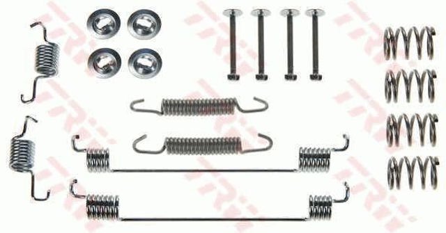 Kit de montagem das sapatas traseiras de tambor SFK166 TRW