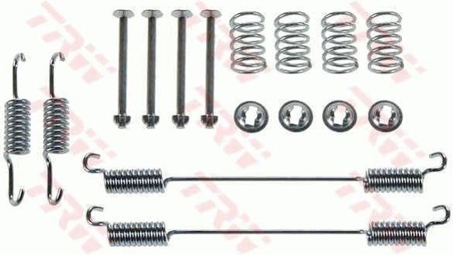Kit de montagem das sapatas traseiras de tambor SFK330 TRW