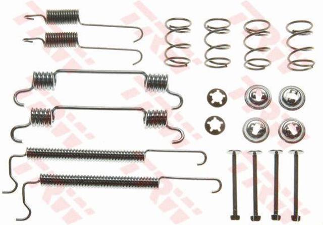 Kit de montagem das sapatas traseiras de tambor SFK384 TRW