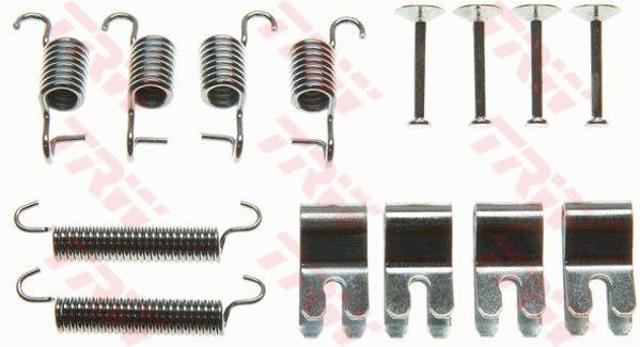 Kit de montagem das sapatas traseiras de tambor SFK385 TRW