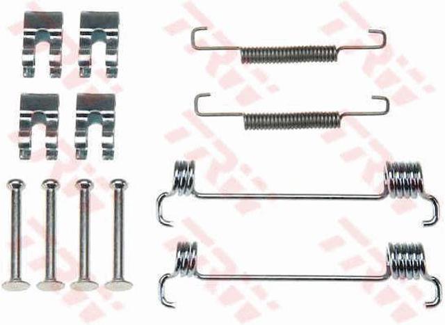 Kit de montagem das sapatas traseiras de tambor SFK386 TRW