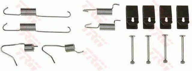 Kit de reparação das sapatas do freio SFK422 TRW