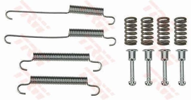 Kit de montagem das sapatas traseiras de tambor SFK427 TRW