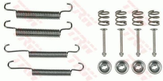 Kit de montagem das sapatas traseiras de tambor SFK428 TRW
