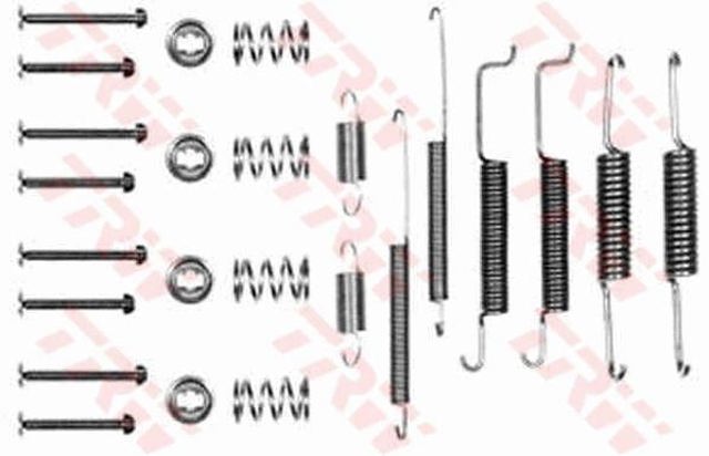 Kit de montagem das sapatas traseiras de tambor SFK58 TRW