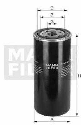 Filtro de óleo W13747 MANN