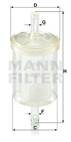 Filtro de combustível WK431310 MANN