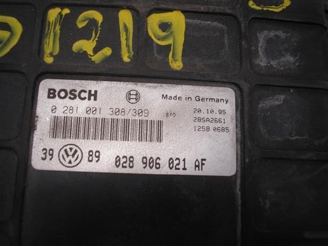 Módulo de direção (Centralina eletrônica) de motor 028906021AF VAG