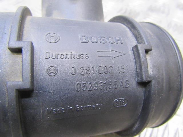 Sensor de fluxo (consumo) de ar, medidor de consumo M.A.F. - (Mass Airflow) 05293155AB CHRYSLER