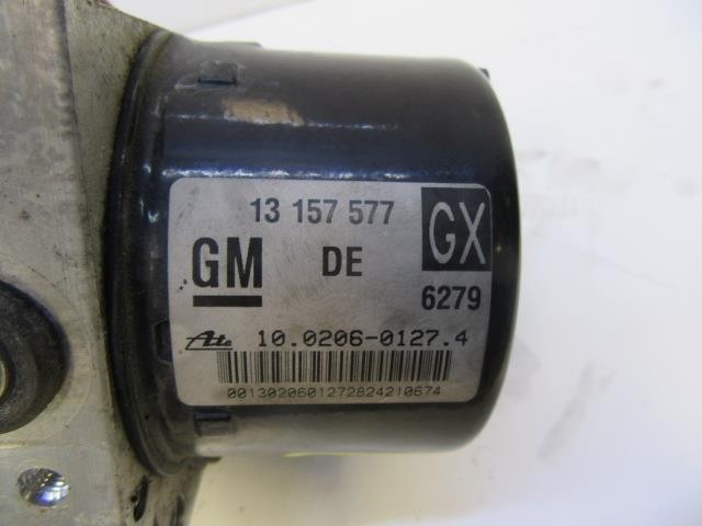 Unidade hidráulico de controlo ABS 13157577 OPEL