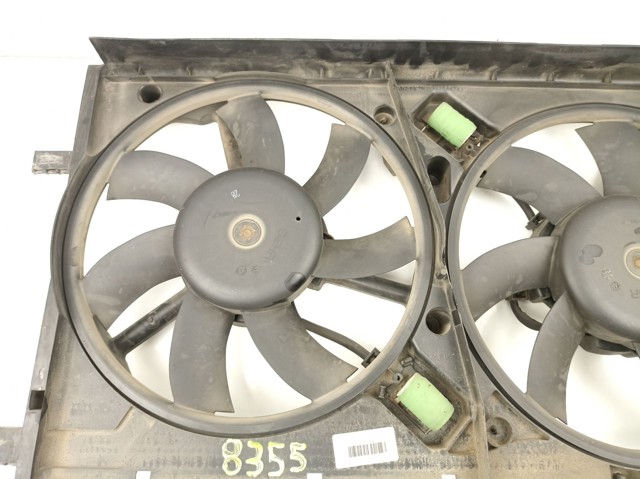 Difusor do radiador de esfriamento, montado com motor e roda de aletas 13223018 OPEL