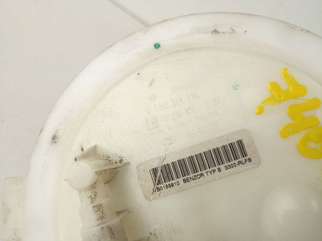 Bomba de combustível elétrica submersível 13238851 OPEL