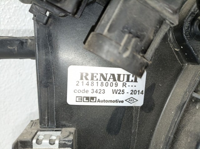 Difusor do radiador de esfriamento, montado com motor e roda de aletas 214818009R RENAULT