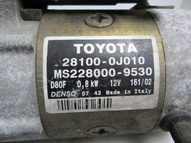 Motor de arranco para Toyota Yaris P13
