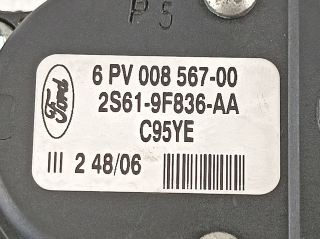 Pedal de gás (de acelerador) 2S619F836AA FORD