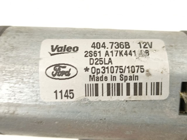 Motor de limpador pára-brisas de vidro traseiro 2S61A17K441AB FORD