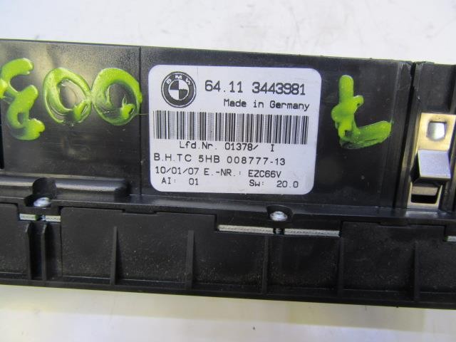 Unidade de controlo dos modos de aquecimento/condicionamento 3443981 BMW