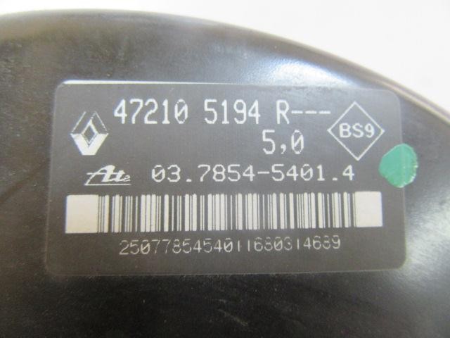 Reforçador dos freios a vácuo 472105194R RENAULT