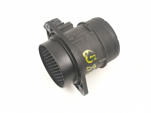Sensor de fluxo (consumo) de ar, medidor de consumo M.A.F. - (Mass Airflow) 55183650 FIAT