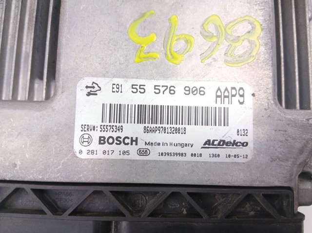 Módulo de direção (Centralina eletrônica) de motor 55576906 OPEL