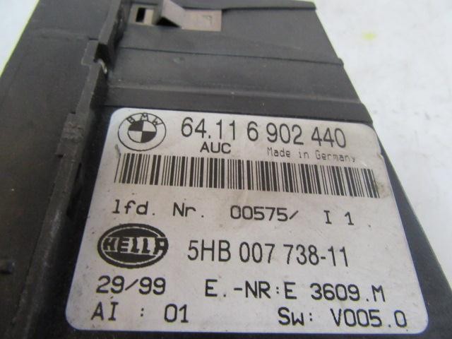 Unidade de controlo dos modos de aquecimento/condicionamento 64116902440 BMW