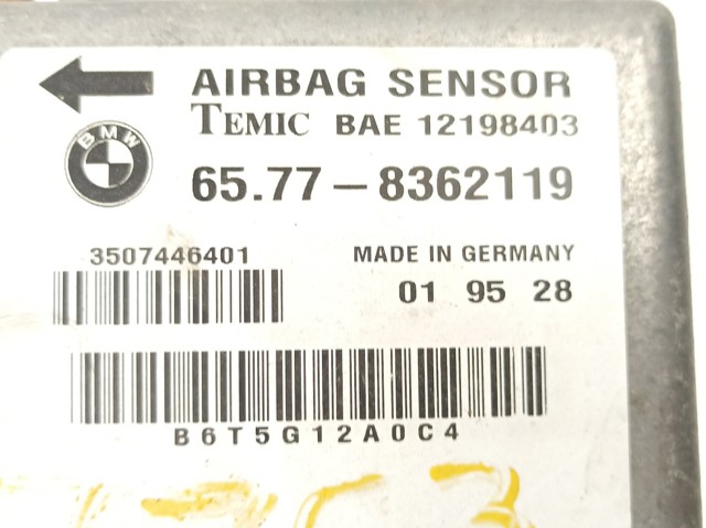 Módulo processador de controlo da bolsa de ar (Centralina eletrônica AIRBAG) 65778362119 BMW