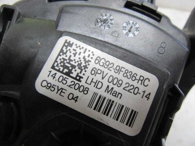 Pedal de gás (de acelerador) 6G929F836RC FORD