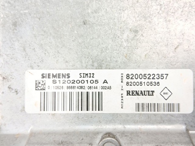 Módulo de direção (Centralina eletrônica) de motor 8200510536 RENAULT