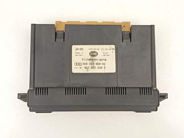 Unidade de controlo dos modos de aquecimento/condicionamento para Audi A4 8D5