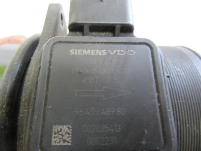 Sensor de fluxo (consumo) de ar, medidor de consumo M.A.F. - (Mass Airflow) 9645948980 VOLVO