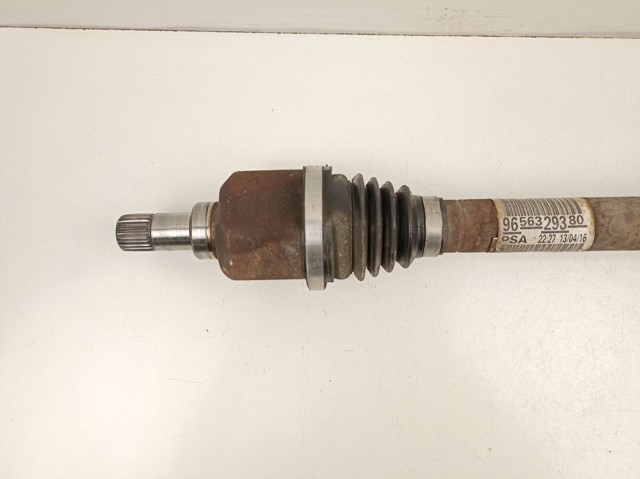Semieixo (acionador) dianteiro esquerdo 9656329380 PEUGEOT
